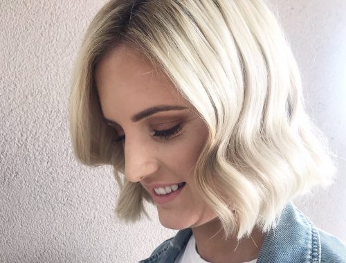 textured waves short hair